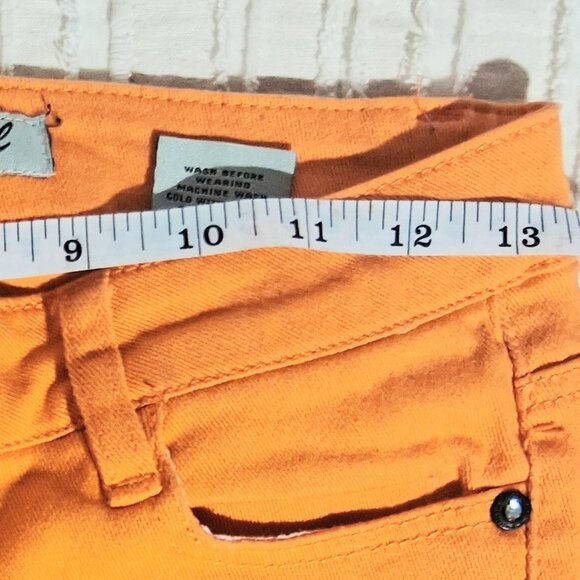 Emperial Orange Ripped Skinny Women's Jeans Size 5 Size S. - Picture 7 of 17